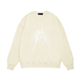 Purple Brand Sweatshirt Loose Crew Neck Sweater