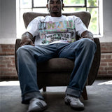 Men Vintage T-Shirts Pop Artist Co-branded with WWJD