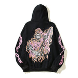 Hellstar Hoodie Skull Print Loose
