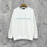 Purple Brand Sweatshirt Loose Crew Neck Sweater