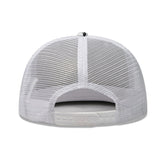 Trendy flat brimmed hat mesh breathable summer