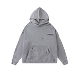 Amiri Hoodie AMI Letter Loose Hooded Sweater for Men and Women