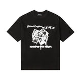 ERD T Shirts Short Sleeve Logo Cartoon Print Loose