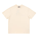 Fog Essentials T Shirts Spring/Summer Double Line Plastic Letter Crew Neck Short Sleeves