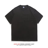 Men T-shirt Patchwork Short-Sleeved T-shirt Men's Summer Loose Cotton