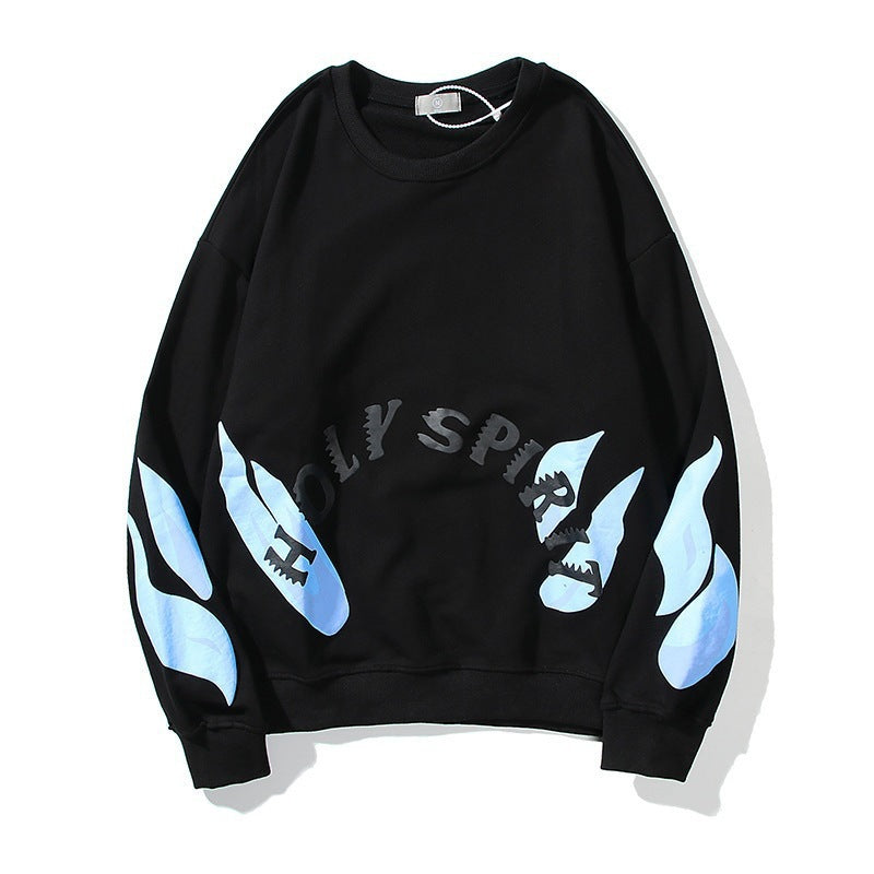 Jesus Is King Sweater Autumn And Winter Kanye Fashion Brand Men'S Clothing Letter Printing Men'S Round Neck Sweater