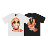 Vlone T Shirts Summer Short Sleeve Loose Vlone Men's and Women's Tops