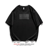 Men's T-Shirts Summer Short-Sleeved T-shirt Men's Loose Brown Casual