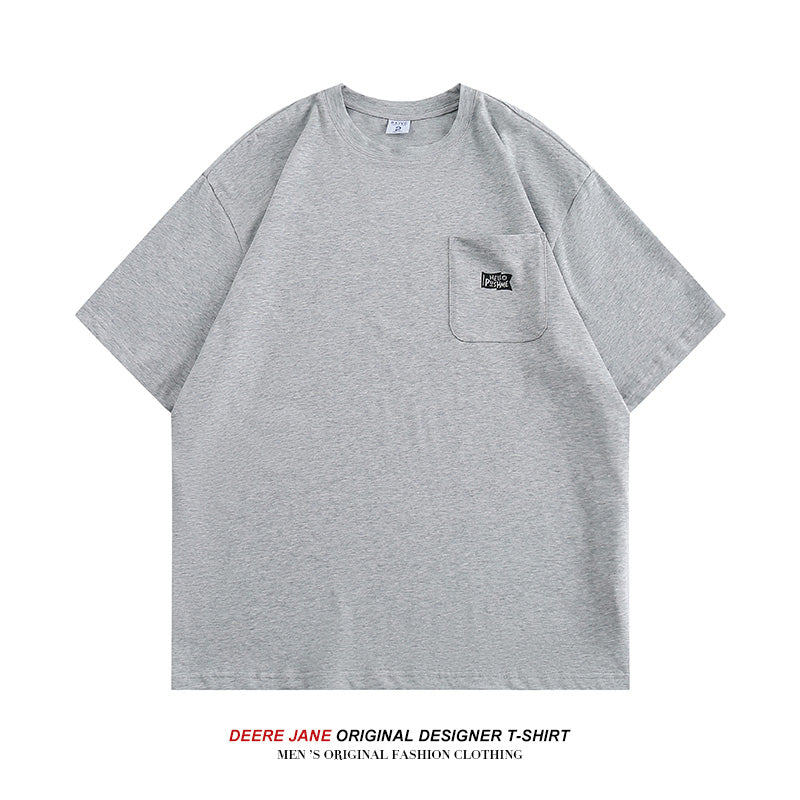 Men's T-Shirts Short-Sleeved T-shirt Men's Summer Loose Top Casual