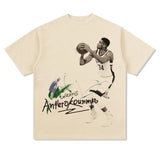 Nba Long Sleeve Shirt Cotton Long Sleeve T-shirt Men and Women Loose