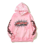 Hellstar Hoodie Hand Painted Graffiti Printing