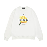 Purple Brand Sweatshirt Loose Crew Neck Sweater