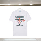 Casablanca T Shirts Fashion Loose Eagle Pattern Tee