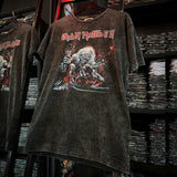 Pearl Jam T Shirts Nirvana RAMONES ACDC Washed Vintage Old Rock T-Shirt