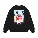 Purple Brand Sweatshirt Loose Crew Neck Sweater