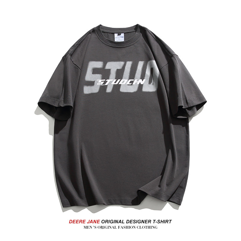 Men T-Shirts Short-Sleeved T-shirt Men Summer Pure Cotton Loose Leisure All-Matching
