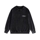 Purple Brand Distressed Sweatshirt Retro Vintage Crew Neck Sweater