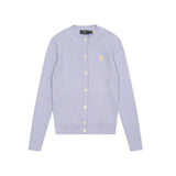 Ralph Lauren Knitted sweaters small twist knitted cardigan polo solid color crew neck