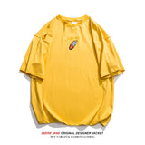 Men's T-Shirts Summer Short-Sleeved T-shirt Men's Loose All-Match White Casual