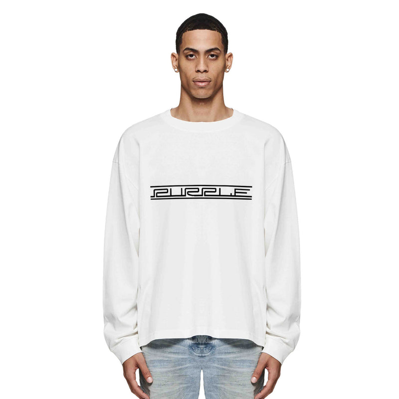 Purple Brand Long Sleeve T-Shirt Fashion Loose Long Sleeve Top