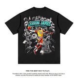 Nba T Shirt James Printed Short Sleeve T-shirt