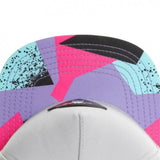 Trendy flat brimmed hat external iron label