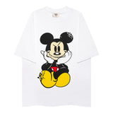 Mens Vintage T-Shirts Rift Print Cartoon
