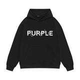 Purple Brand Hoodie Fashion Loose Hooded Sweater
