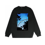 Purple Brand Long Sleeve T-Shirt Fashion Loose Long Sleeve Top