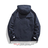 Men Jacket Men's Hooded Jacket Spring Leisure Top