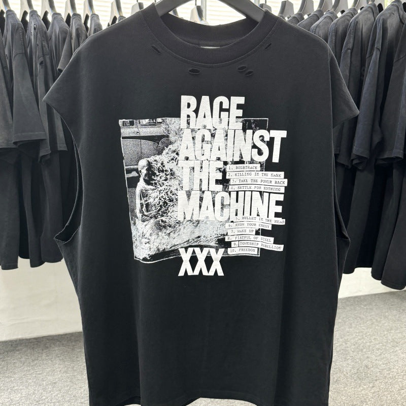 Men Vintage T-Shirts  SAINT MICHAEL "RAGE AGAINST THE MACHINE"