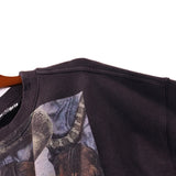 Palm Angle Sweatshirt Art Oil Painting Print Long Sleeve Crew Neck Sweater