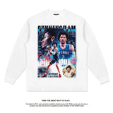 Nba Long Sleeve Shirt Cotton round Neck Sweater