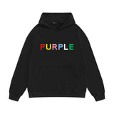 Purple Brand Hoodie Fashion Loose Hooded Sweater