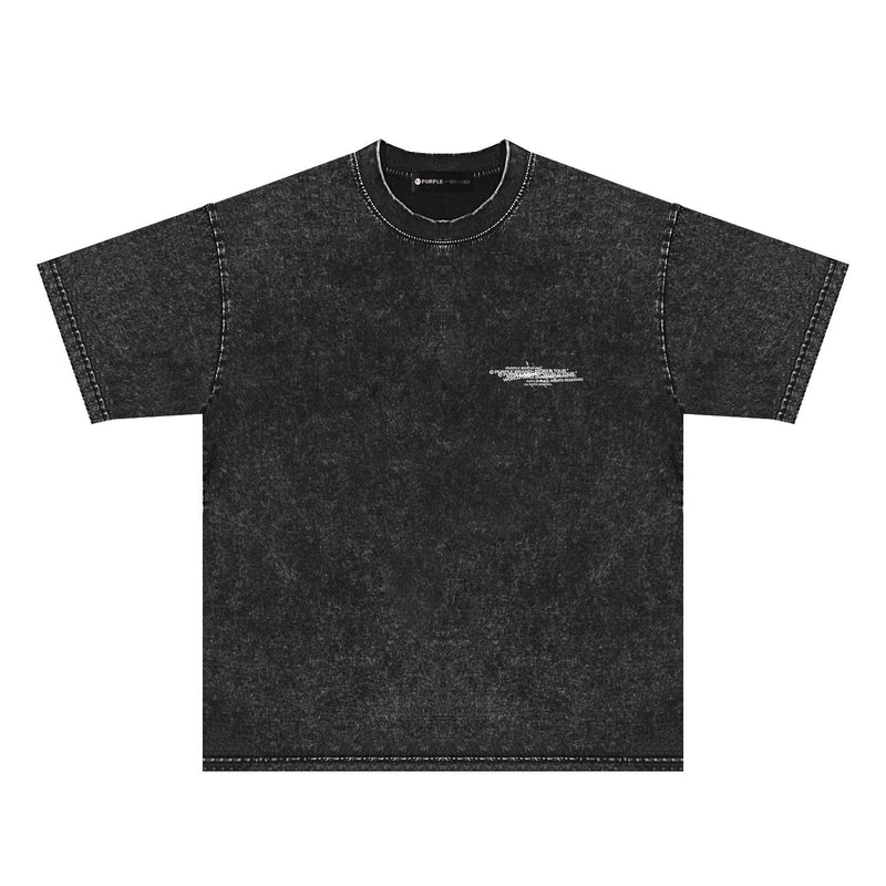 Purple Brand Distressed T Shirts Short Sleeve