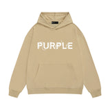 Purple Brand Hoodie Fashion Loose Hooded Sweater
