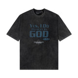 ERD T Shirts Cartoon Print Loose-Fitting Casual T-shirt Men