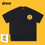 Drew T Shirts T-shirt Smiley Face Short Sleeve