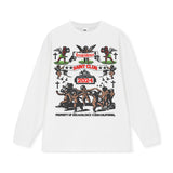 Vintage T-shirts American Vintage Printed Small Neckline Short Sleeve T-Shirt Pure Cotton