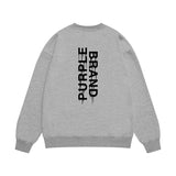Purple Brand Sweatshirt Loose Crew Neck Sweater