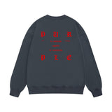 Purple Brand Sweatshirt Loose Crew Neck Sweater