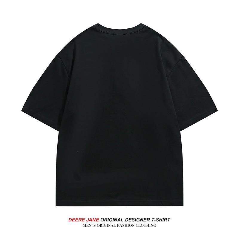 Men T-Shirts Summer Short Sleeve Men's Loose All-Match Casual Half Sleeve T-shirt