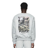 Purple Brand Sweatshirt Loose Crew Neck Sweater