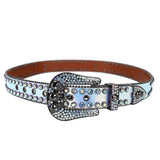 Hip-Hop Punk Rhinestone Belt Skull Punk Belt