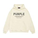Purple Brand Hoodie Fashion Loose Hooded Sweater