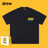 Drew T Shirts Cotton Short-Sleeved Printed T-shirt