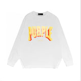 Purple Brand Long Sleeve T-Shirt Fashion Loose Long Sleeve Top
