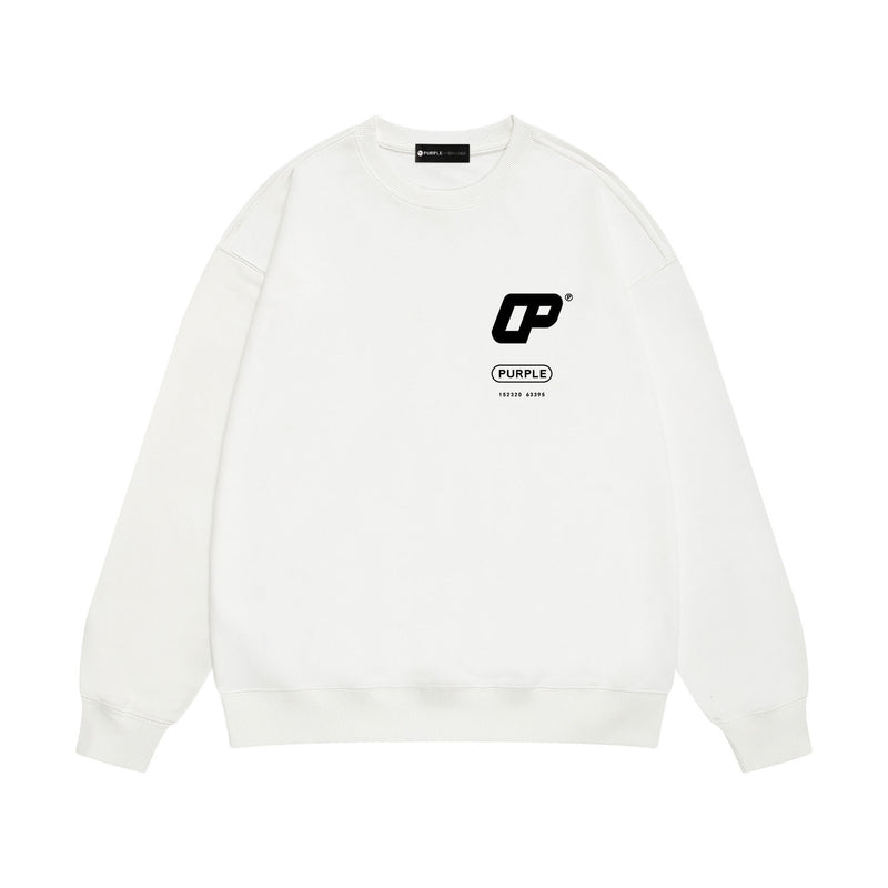 Purple Brand Sweatshirt Loose Crew Neck Sweater