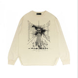 Purple Brand Long Sleeve T-Shirt Fashion Loose Long Sleeve Top