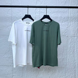 Cp Company T Shirts Embroidery Casual Crew Neck Short Sleeves